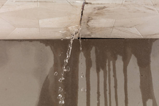 Professional Burst Pipe Cleanup technician working in Harrison, NJ
